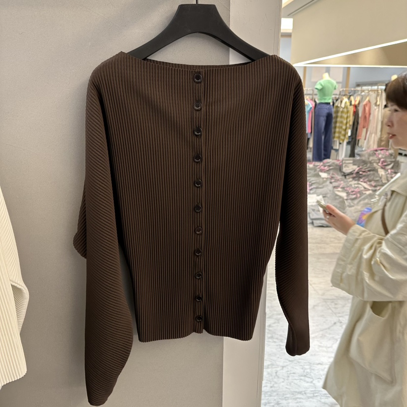 PROJECT WAVE-P韓國東大門代購女士新款人氣襯衫蕾絲衫褶裥PROJECT WAVE襯衫/蕾絲衫圖色2