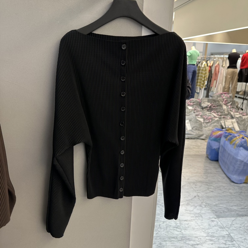 PROJECT WAVE-P韓國東大門代購女士新款人氣襯衫蕾絲衫褶裥PROJECT WAVE襯衫/蕾絲衫圖色3