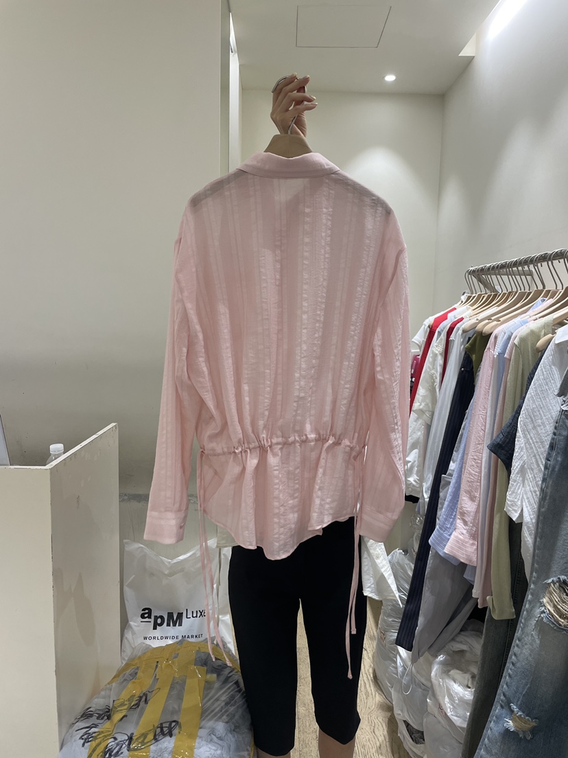 FLOWER-L韓國代購女裝新款休閑時尚推薦職業26春夏襯衫蕾絲衫FLOWER-L襯衫/蕾絲衫