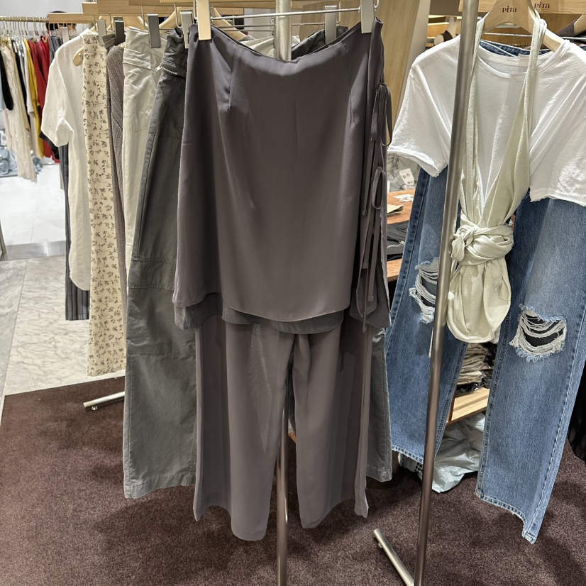 PITA/THEVERLIN韓國東大門代購女裝新品休閑推薦裙褲雪紡PITA/THEVERLIN裙褲