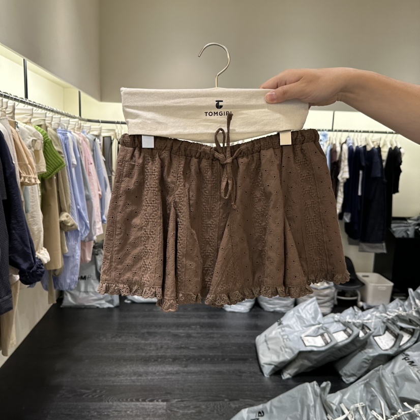 TOMGIRL韓國直郵實拍女裝新款26春夏時尚職業熱賣推薦短裙TOMGIRL短裙圖色2