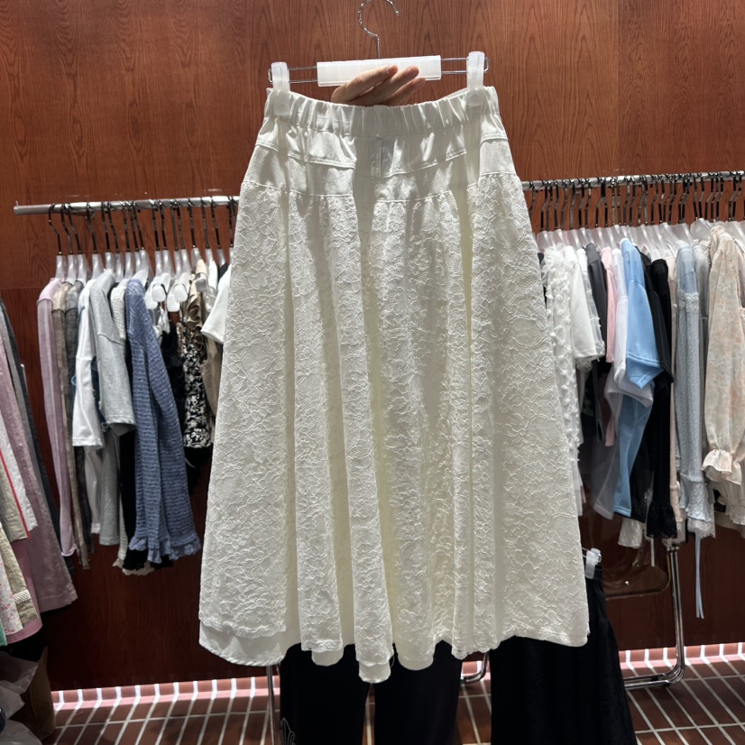 ILLO/MOCI韓國直郵實拍女士新品職業推薦休閑人氣長裙破洞ILLO/MOCI長裙