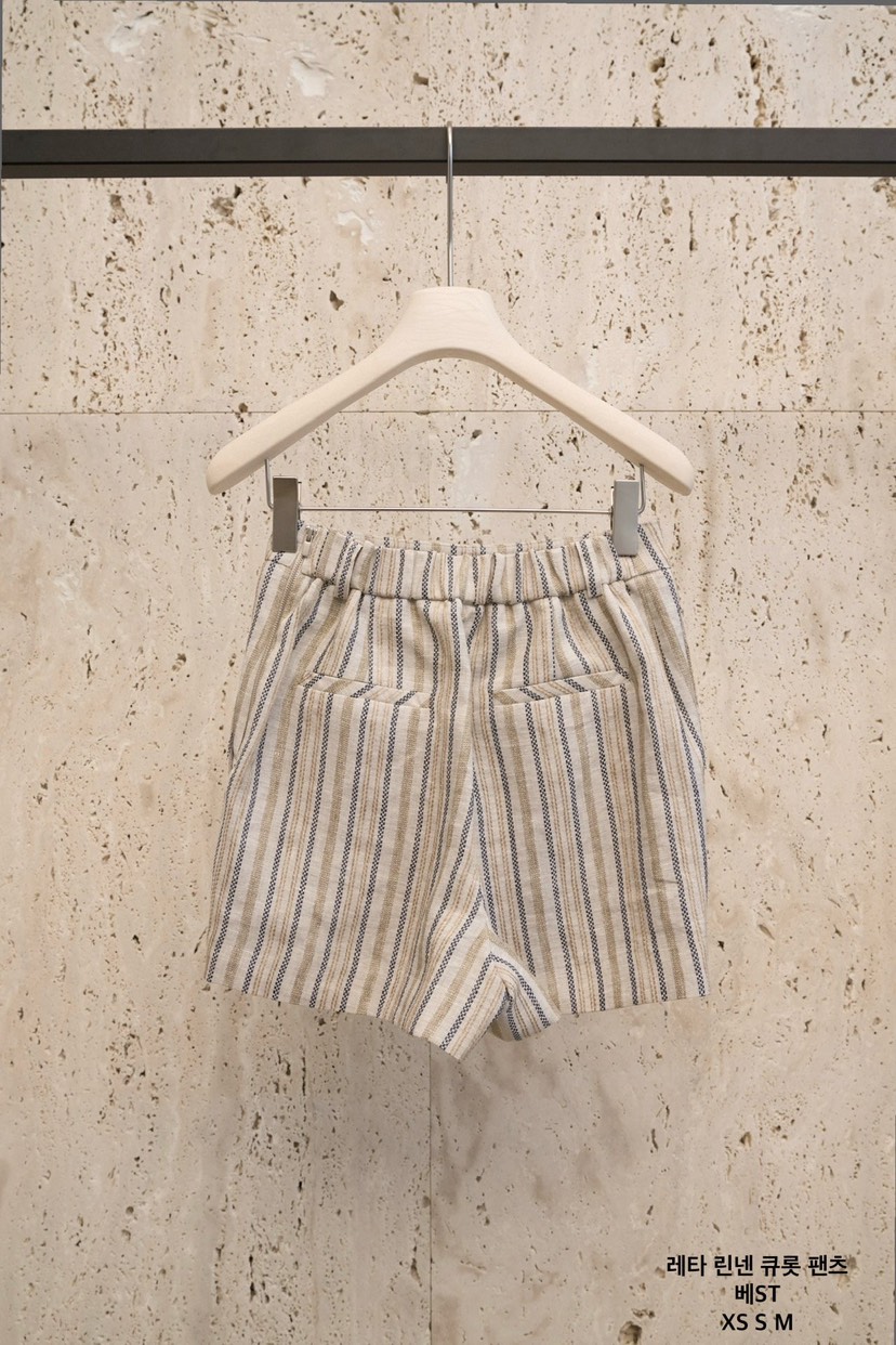 BLOSSOM韓國東大門代購女士新款職業26春夏裙褲闊腿褲亞麻BLOSSOM裙褲