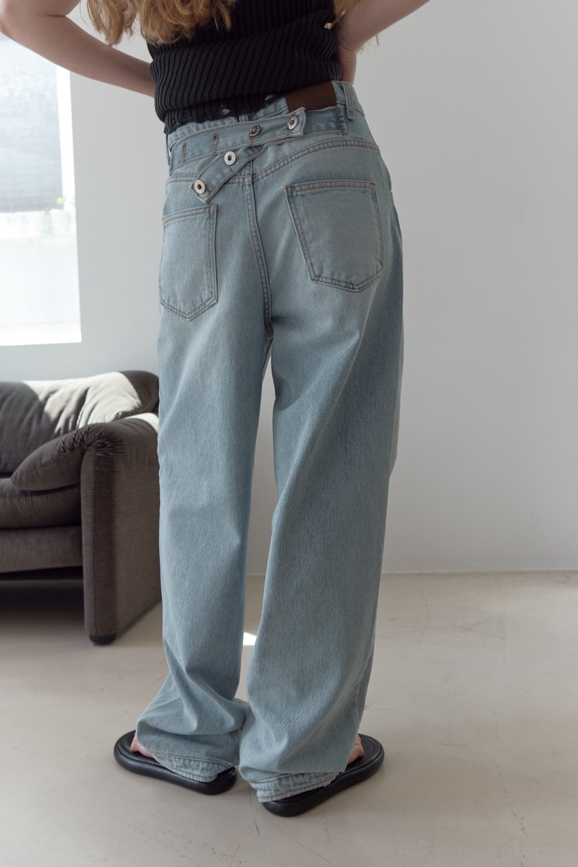 UOOV韓國東大門代購女士新款熱賣時尚休閑職業人氣牛仔褲UOOV牛仔褲