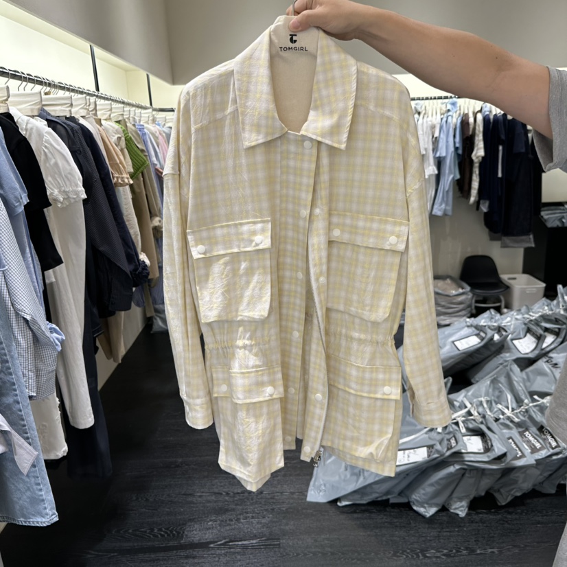 TOMGIRL韓國直郵女裝新品推薦職業26春夏休閑熱賣時尚夾克TOMGIRL夾克圖色1
