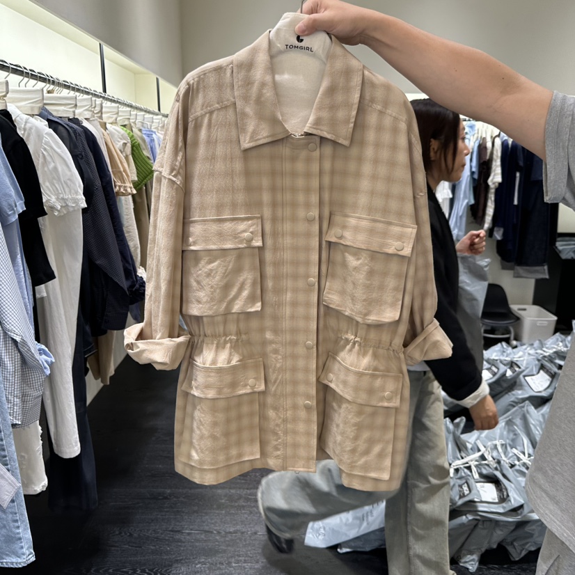 TOMGIRL韓國直郵女裝新品推薦職業26春夏休閑熱賣時尚夾克TOMGIRL夾克圖色2