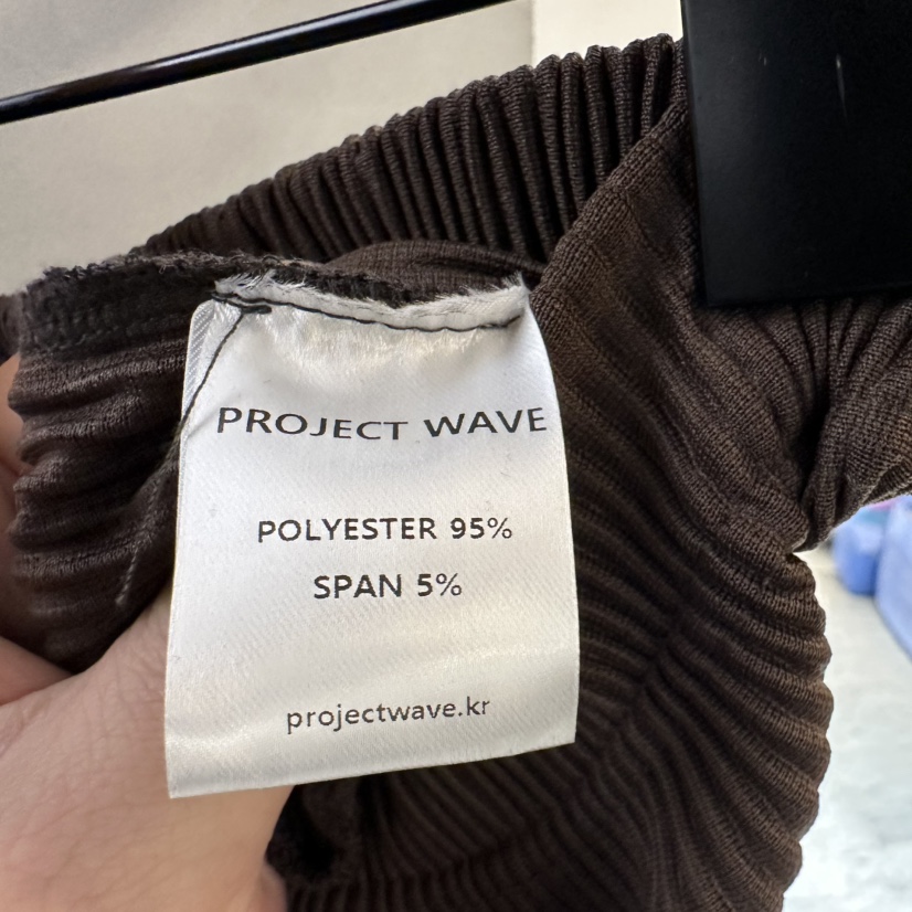 PROJECT WAVE-P韓國直郵女裝新品人氣時尚26春夏休閑褲褶裥PROJECT WAVE休閑褲