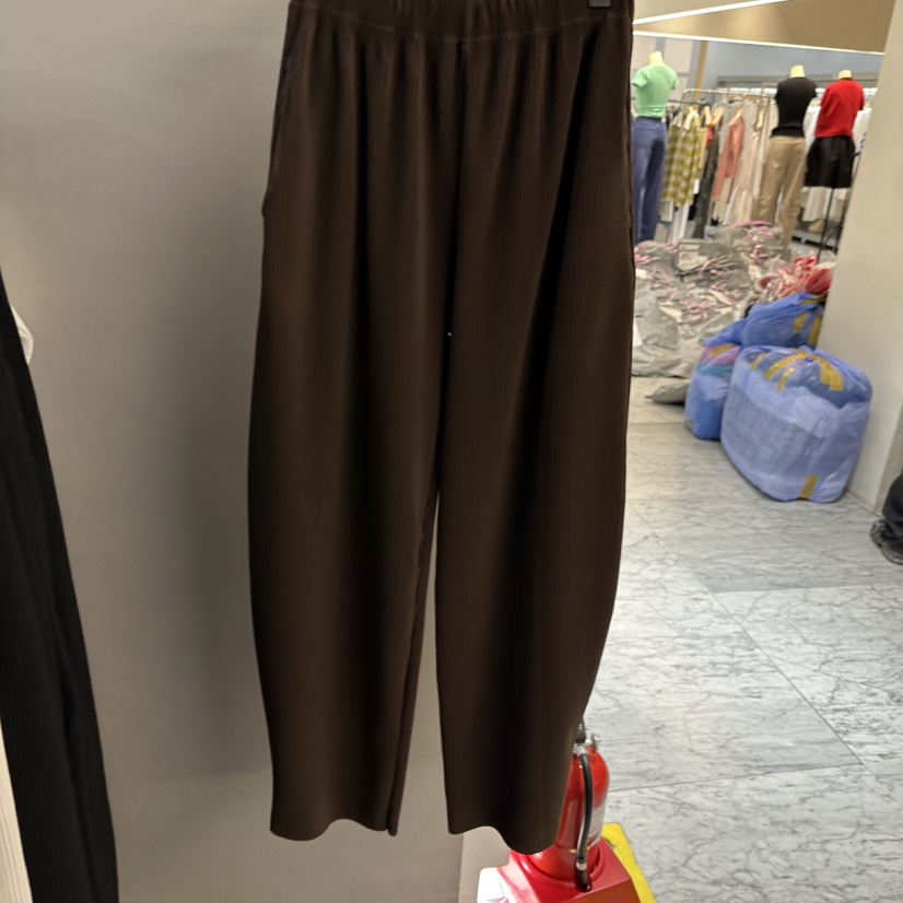 PROJECT WAVE-P韓國直郵女裝新品人氣時尚26春夏休閑褲褶裥PROJECT WAVE休閑褲圖色1