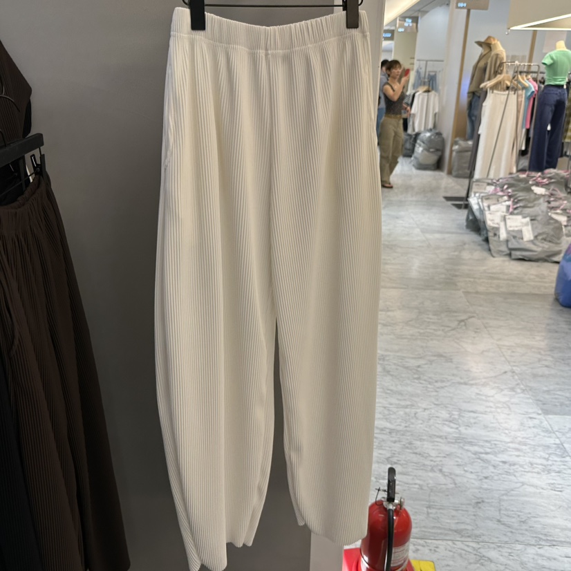 PROJECT WAVE-P韓國直郵女裝新品人氣時尚26春夏休閑褲褶裥PROJECT WAVE休閑褲圖色3