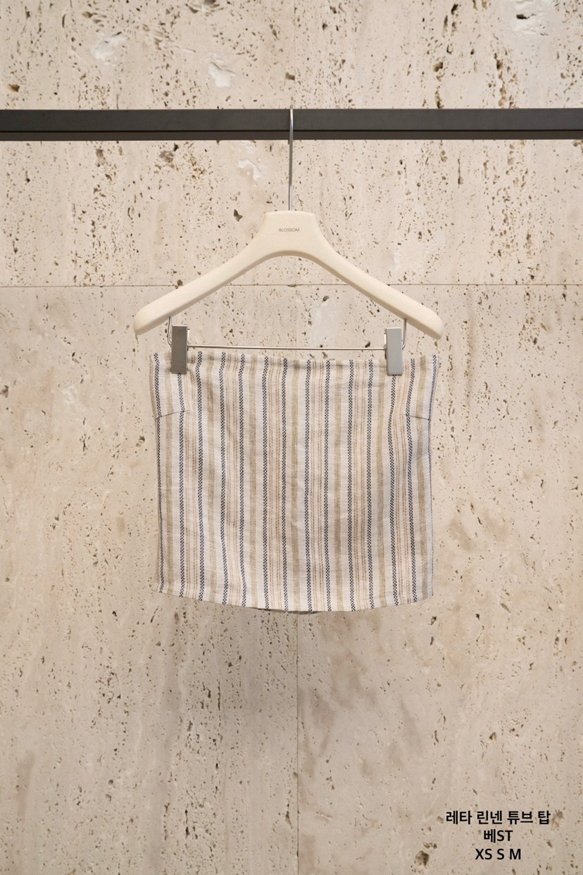 BLOSSOM韓國東大門直郵女士新款26春夏時尚職業吊帶背心亞麻BLOSSOM吊帶/背心圖色1