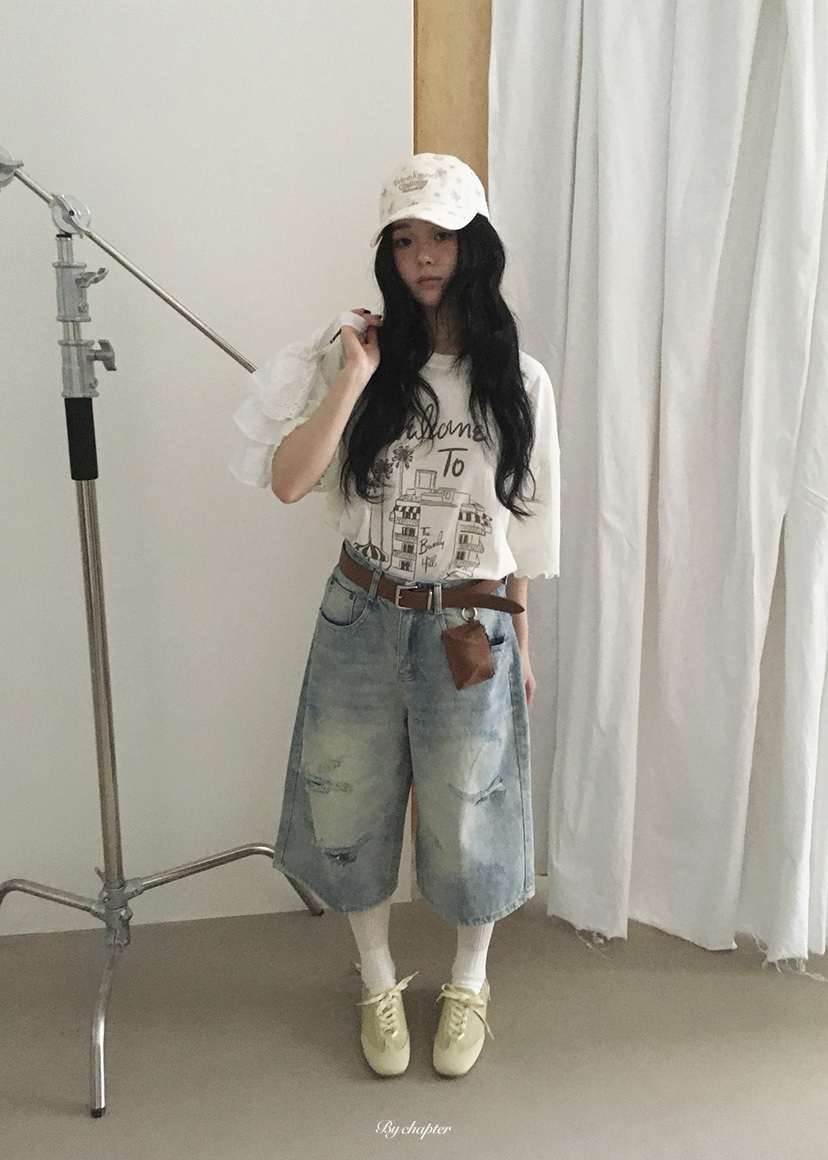 BY CHAPTER韓國東大門代購女士新品熱賣時尚職業推薦T恤BY ChapterT恤