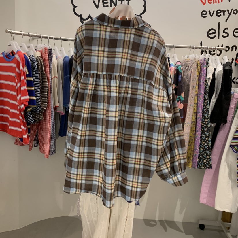 VENTI韓國東大門直郵女士新品職業熱賣休閑推薦襯衫蕾絲衫VENTI襯衫/蕾絲衫