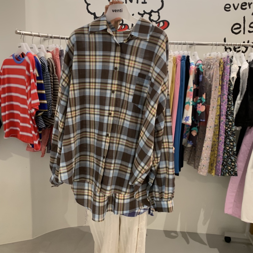 VENTI韓國東大門直郵女士新品職業熱賣休閑推薦襯衫蕾絲衫VENTI襯衫/蕾絲衫圖色1