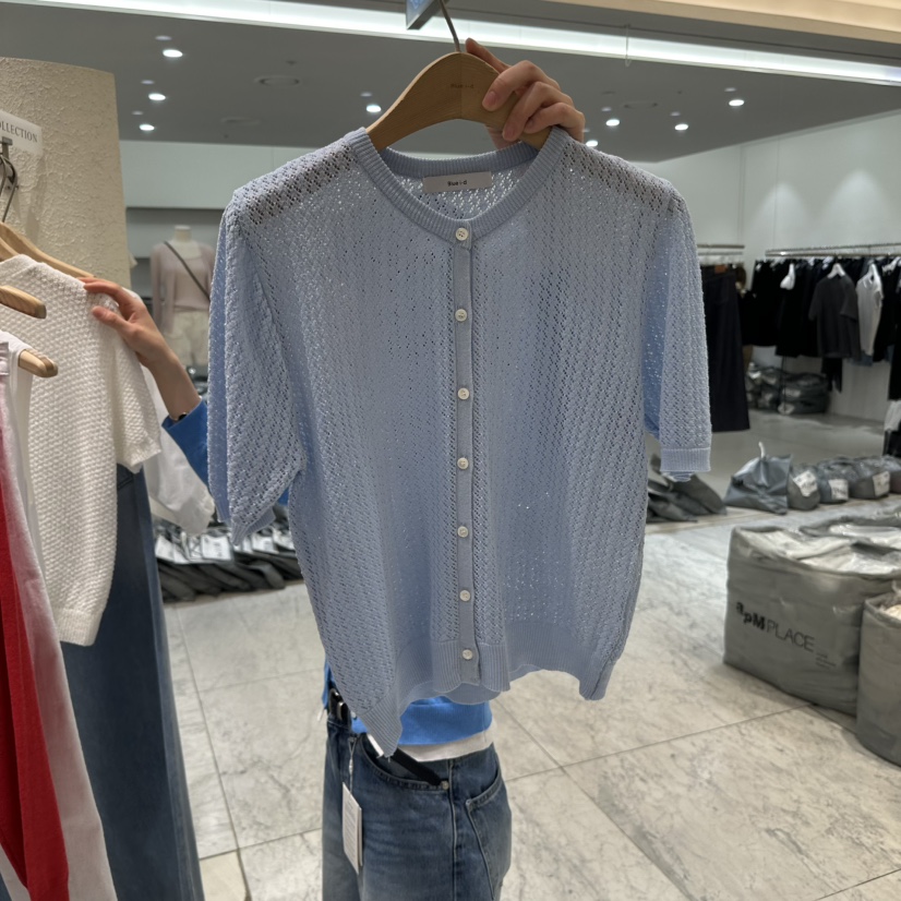 BLUEI-D/N SHARP韓國東大門直郵女士新品熱賣26春夏針織衫Blue i-d/N SHARP針織衫圖色2