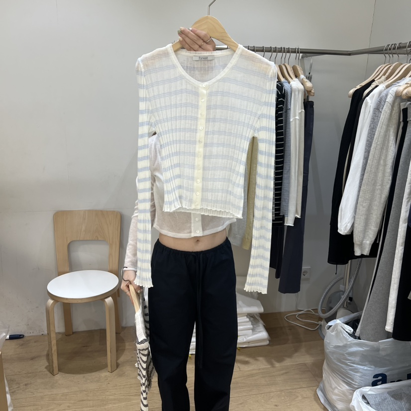 FOREST韓國直郵實拍女士新款人氣休閑時尚26春夏推薦針織衫FOREST針織衫圖色2