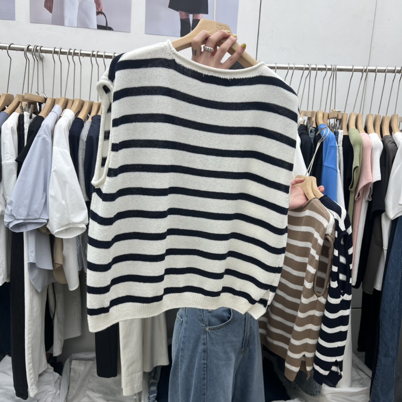 MOI-A韓國直郵實拍女裝新品人氣熱賣時尚職業休閑針織衫MOI-A針織衫