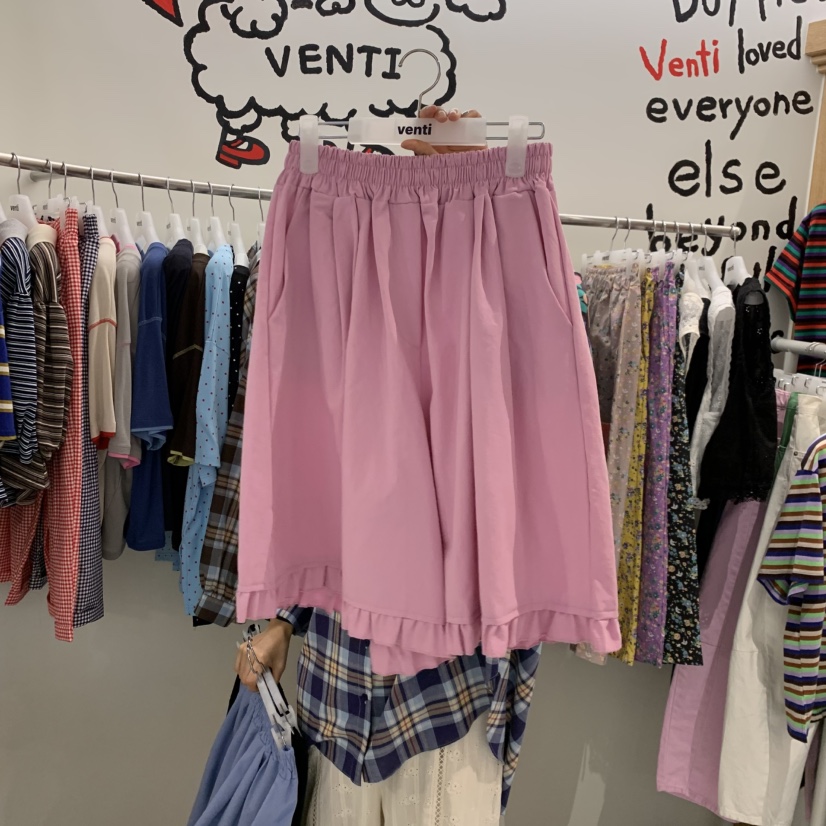 VENTI韓國東大門代購女士新品26春夏時尚休閑推薦職業短褲VENTI短褲圖色1