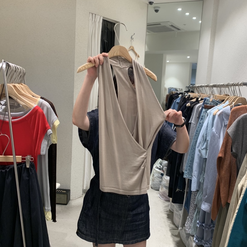 SSEMIENNE韓國直郵實拍女裝新款推薦熱賣時尚職業吊帶背心SSENIQUE/SSEMIENNE吊帶/背心圖色2