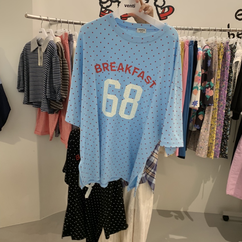 VENTI韓國東大門直郵女士新品熱賣推薦人氣職業26春夏T恤VENTIT恤圖色1