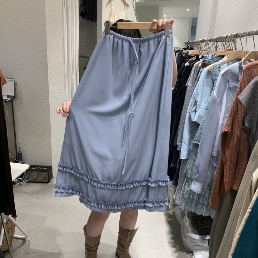 SSEMIENNE韓國直郵實拍女士新品熱賣推薦26春夏人氣職業長裙SSENIQUE/SSEMIENNE長裙圖色2