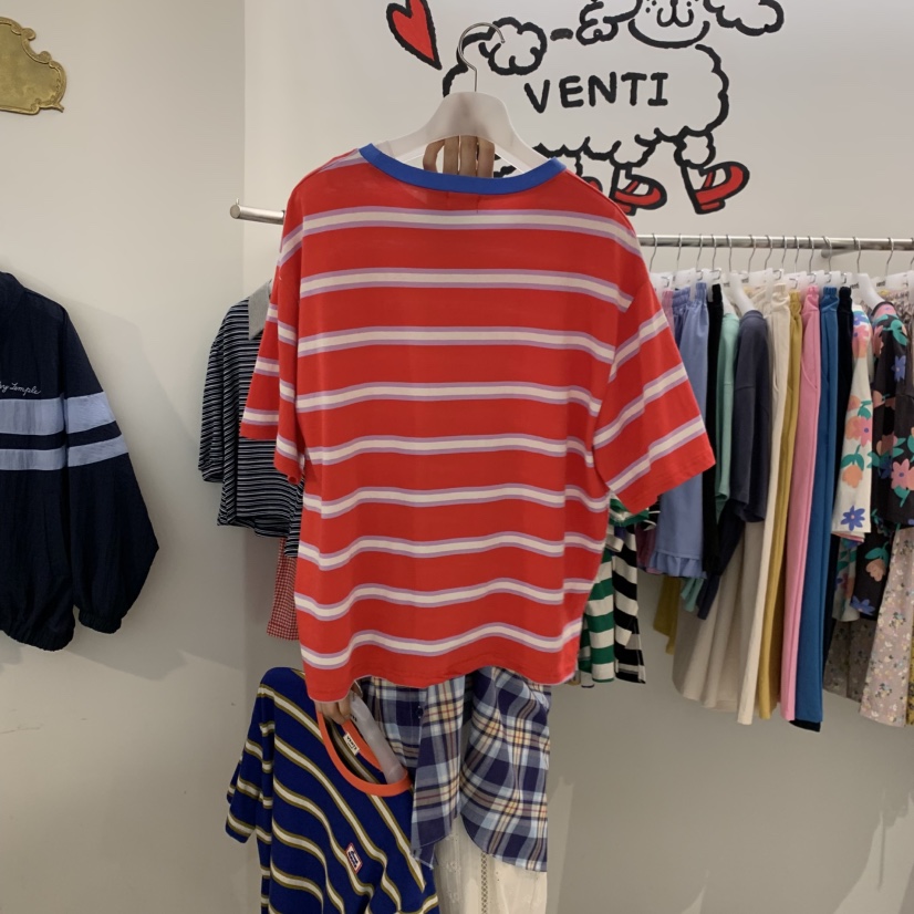 VENTI韓國東大門代購女裝新款26春夏休閑推薦職業熱賣T恤VENTIT恤