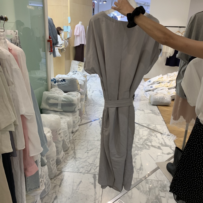 ALMOND韓國直郵實拍女士新品人氣職業推薦熱賣休閑連衣裙ALMOND連衣裙