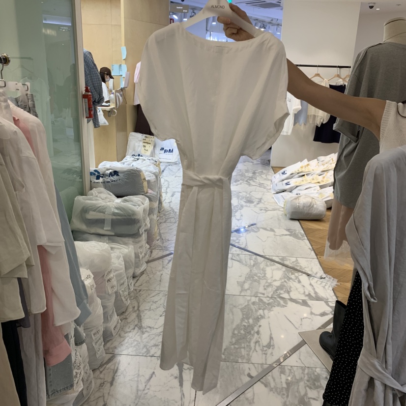 ALMOND韓國直郵實拍女士新品人氣職業推薦熱賣休閑連衣裙ALMOND連衣裙圖色2