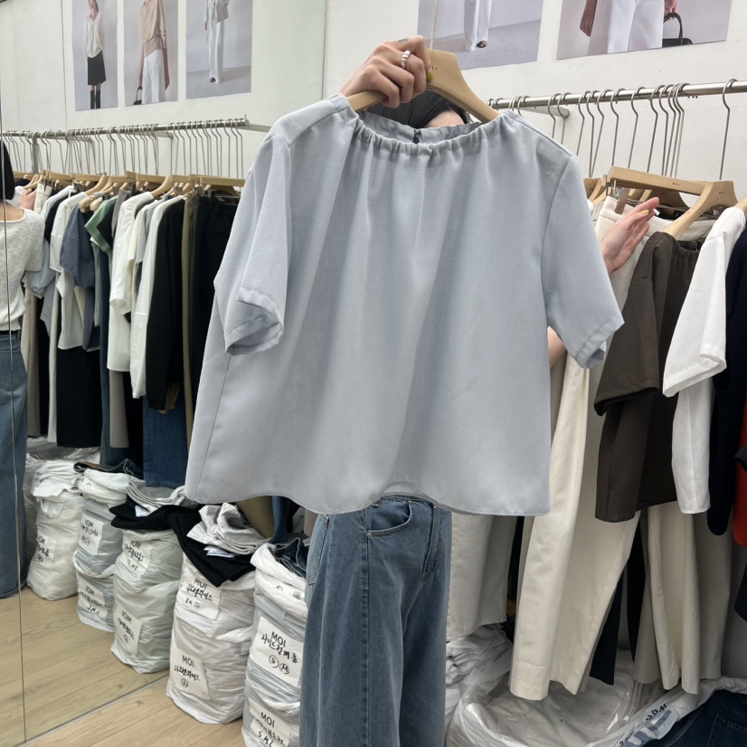 MOI-A韓國直郵女士新品時尚人氣職業休閑推薦襯衫蕾絲衫MOI-A襯衫/蕾絲衫圖色2