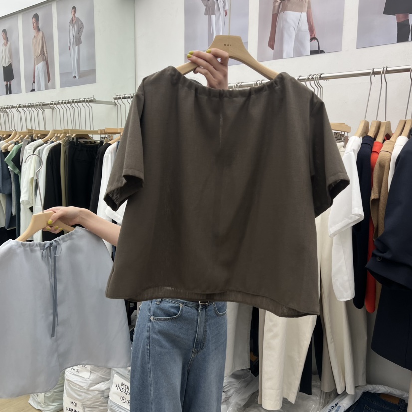 MOI-A韓國直郵女士新品時尚人氣職業休閑推薦襯衫蕾絲衫MOI-A襯衫/蕾絲衫圖色3