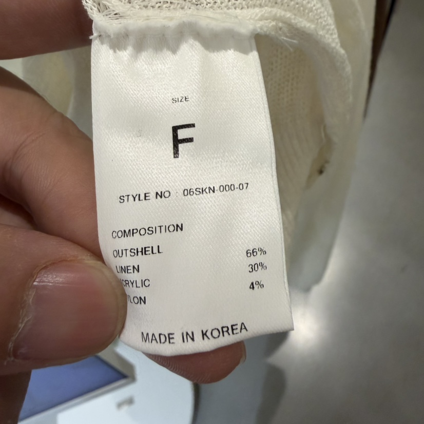 WIDA-P/RENEJ韓國東大門代購女士新款人氣休閑針織衫亞麻WIDA-P/RENEJ針織衫