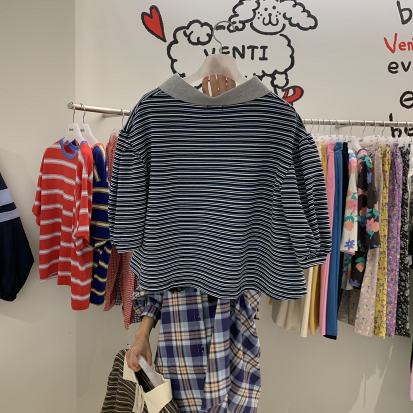 VENTI韓國東大門直郵女士新款推薦人氣時尚26春夏休閑T恤VENTIT恤