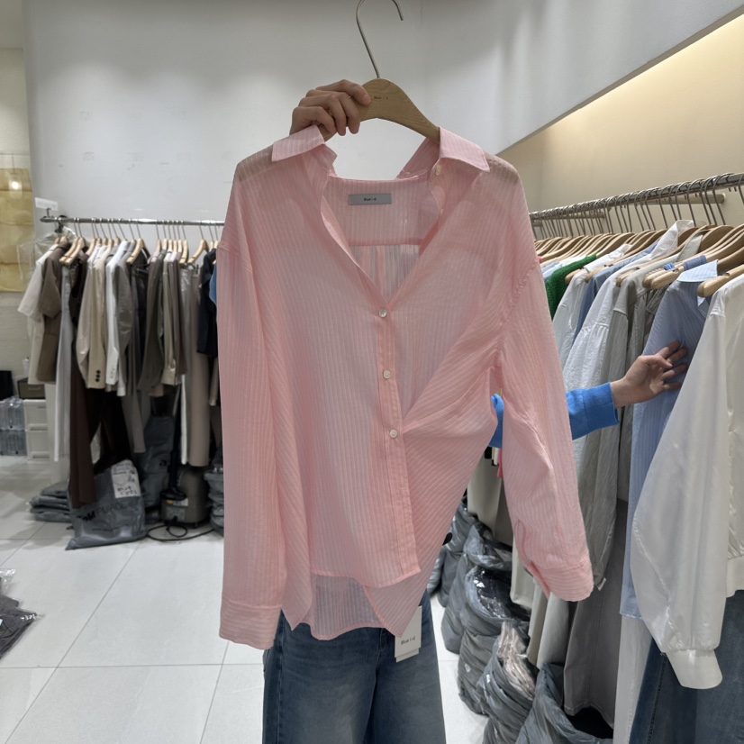 BLUEI-D/N SHARP韓國東大門代購女裝新品時尚襯衫蕾絲衫Blue i-d/N SHARP襯衫/蕾絲衫圖色4