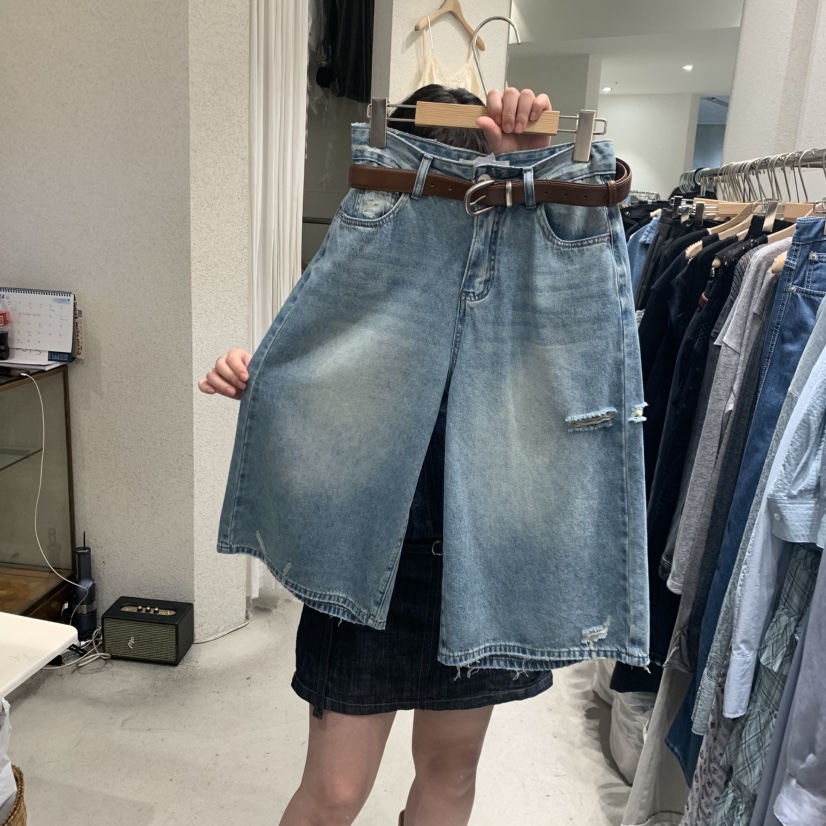 SSEMIENNE韓國代購女士新品推薦職業26春夏時尚短褲不含腰帶SSENIQUE/SSEMIENNE短褲圖色1