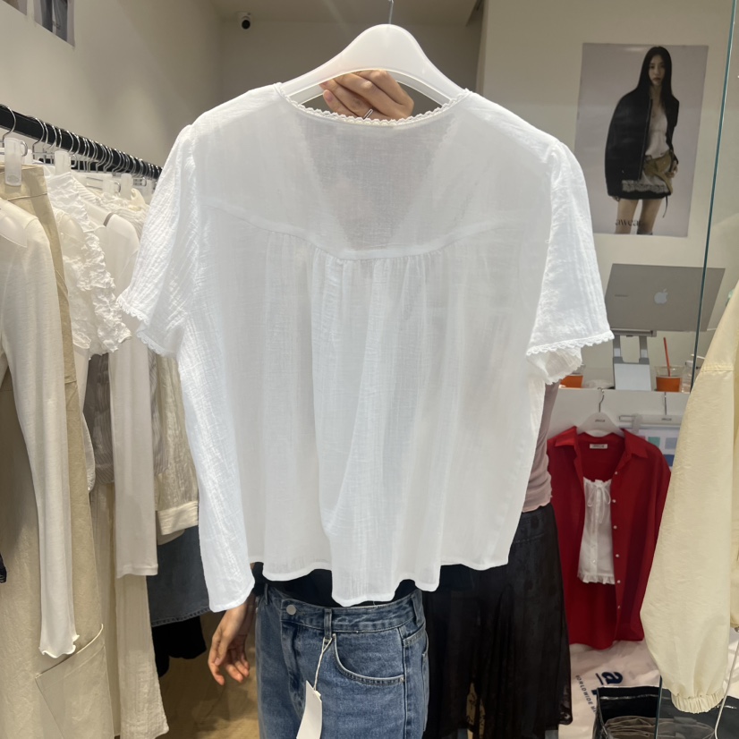 RUMIRU/AWEAR韓國直郵女裝新款職業人氣熱賣推薦襯衫蕾絲衫awear/RUMIRU襯衫/蕾絲衫