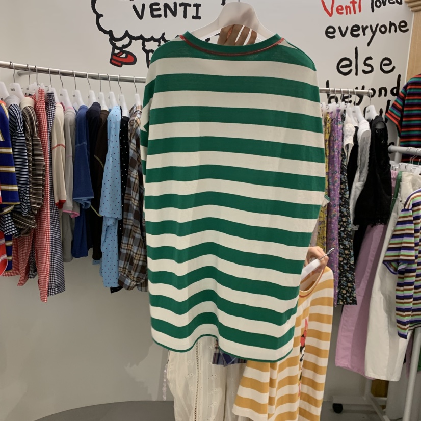 VENTI韓國直郵實拍女裝新款職業人氣休閑推薦熱賣26春夏T恤VENTIT恤