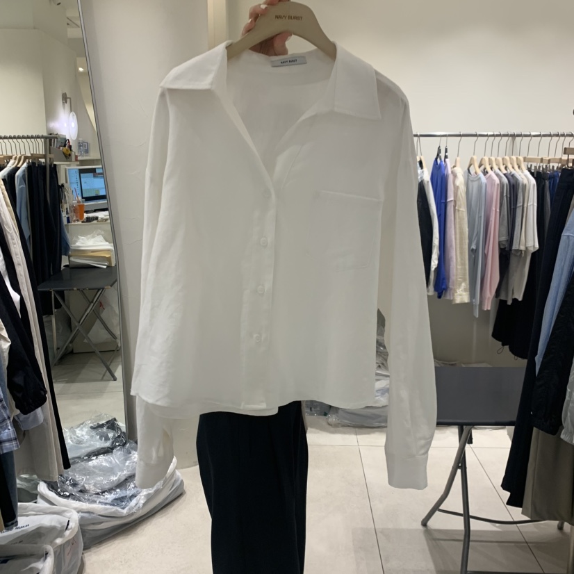 NAVYBURST韓國東大門直郵女士新款推薦職業人氣襯衫蕾絲衫NAVY BURST襯衫/蕾絲衫圖色1