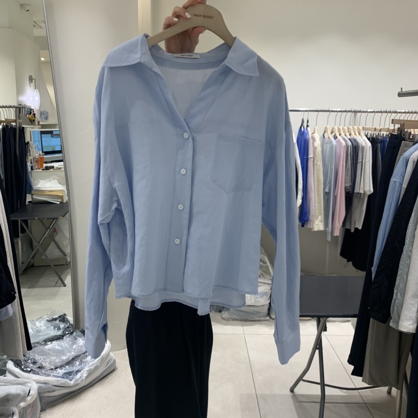 NAVYBURST韓國東大門直郵女士新款推薦職業人氣襯衫蕾絲衫NAVY BURST襯衫/蕾絲衫圖色3