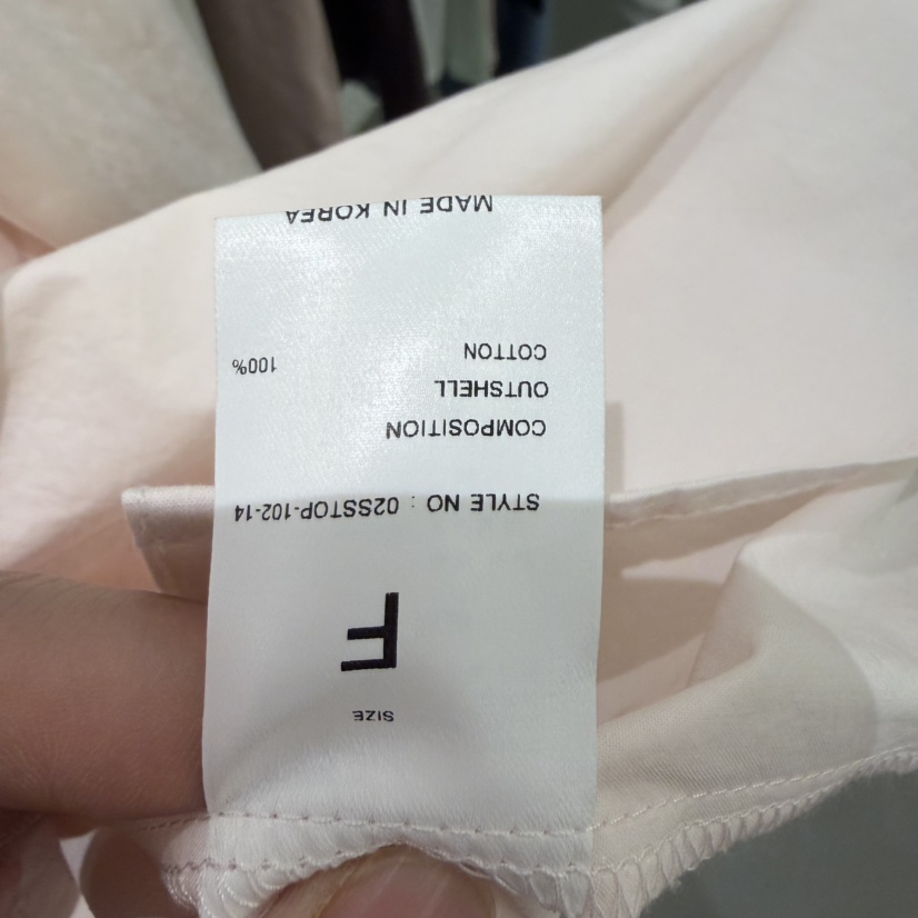 WIDA-P/RENEJ韓國直郵實拍女士新品職業襯衫蕾絲衫口袋WIDA-P/RENEJ襯衫/蕾絲衫