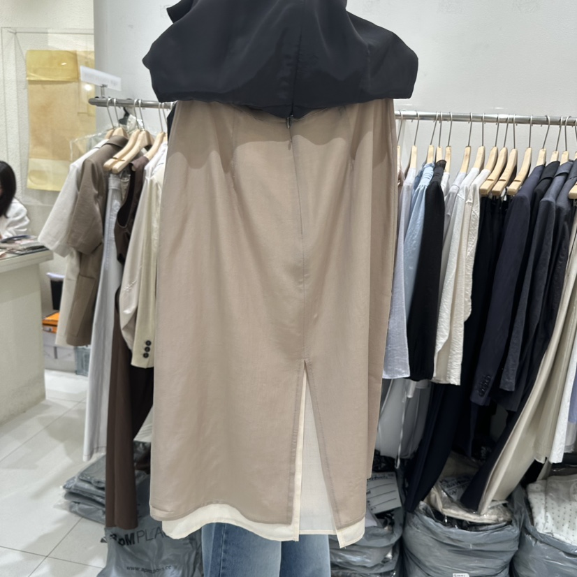 BLUEI-D/N SHARP韓國直郵女士新款人氣時尚推薦26春夏長裙Blue i-d/N SHARP長裙