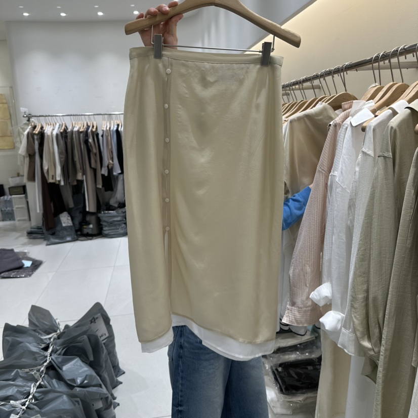 BLUEI-D/N SHARP韓國直郵女士新款人氣時尚推薦26春夏長裙Blue i-d/N SHARP長裙圖色3