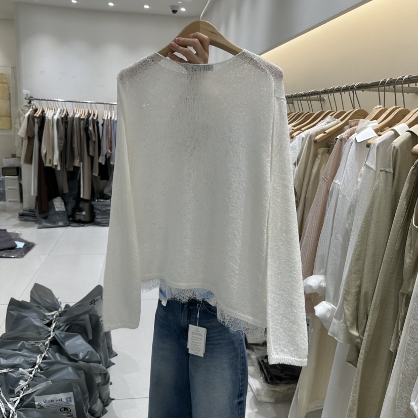 BLUEI-D/N SHARP韓國東大門代購女裝新款26春夏針織衫Blue i-d/N SHARP針織衫