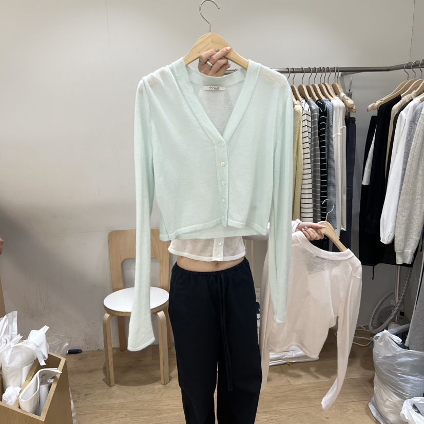 FOREST韓國直郵實拍女裝新款休閑26春夏熱賣人氣推薦針織衫FOREST針織衫圖色3