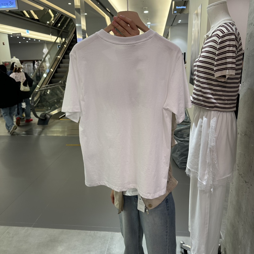 URBANSTORY/REMAKING韓國直郵實拍女裝新款休閑職業T恤復古Remaking/URBANSTORYT恤