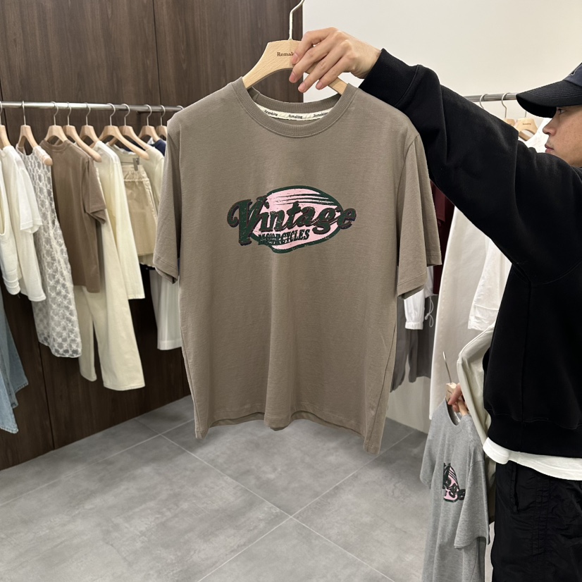 URBANSTORY/REMAKING韓國直郵實拍女裝新款休閑職業T恤復古Remaking/URBANSTORYT恤圖色3