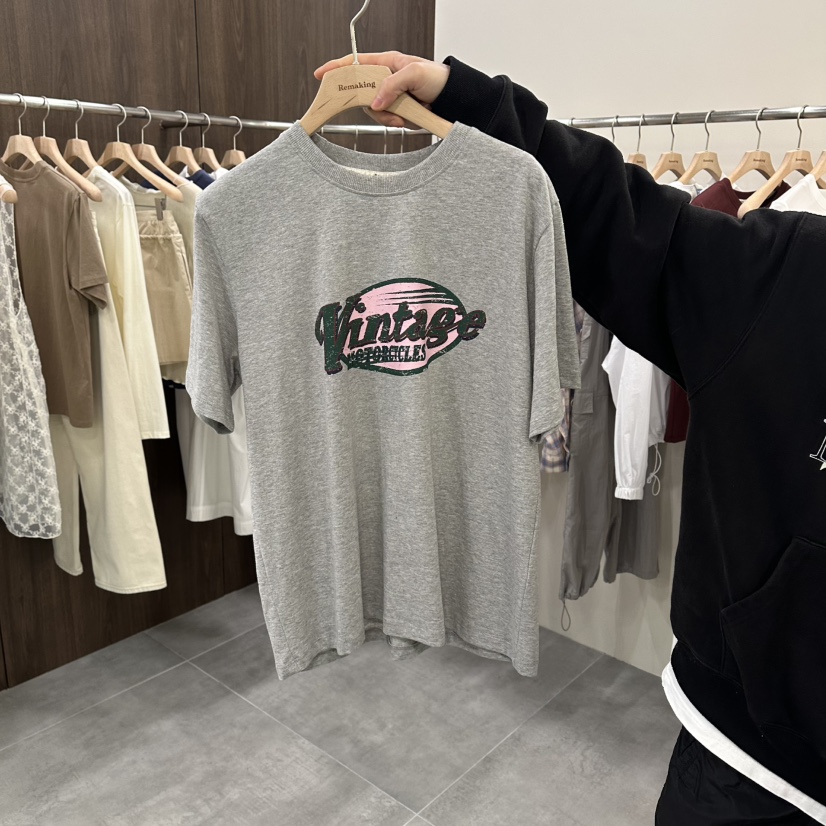 URBANSTORY/REMAKING韓國直郵實拍女裝新款休閑職業T恤復古Remaking/URBANSTORYT恤圖色4