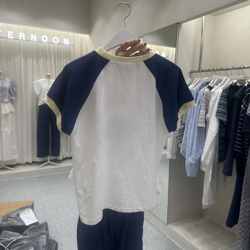 AFTERNOON韓國直郵女裝新款推薦26春夏職業休閑人氣時尚T恤AFTERNOONT恤