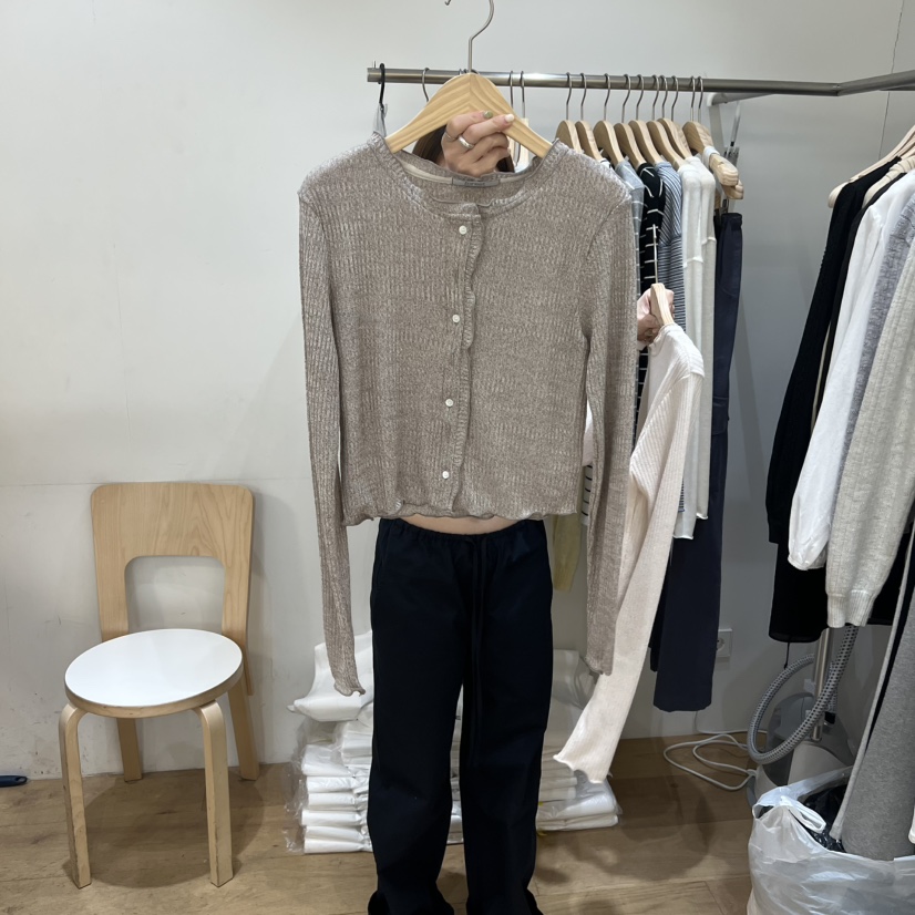 FOREST韓國直郵實拍女士新品時尚推薦熱賣26春夏休閑針織衫FOREST針織衫圖色1