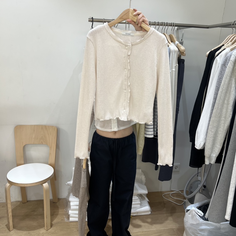 FOREST韓國直郵實拍女士新品時尚推薦熱賣26春夏休閑針織衫FOREST針織衫圖色2