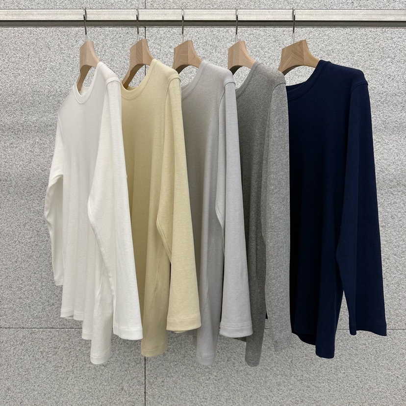 AT THE BAGEL韓國直郵實拍女裝新款推薦休閑26春夏長袖T恤AT THE BAGEL長袖T恤