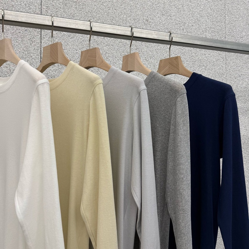 AT THE BAGEL韓國直郵實拍女裝新款推薦休閑26春夏長袖T恤AT THE BAGEL長袖T恤